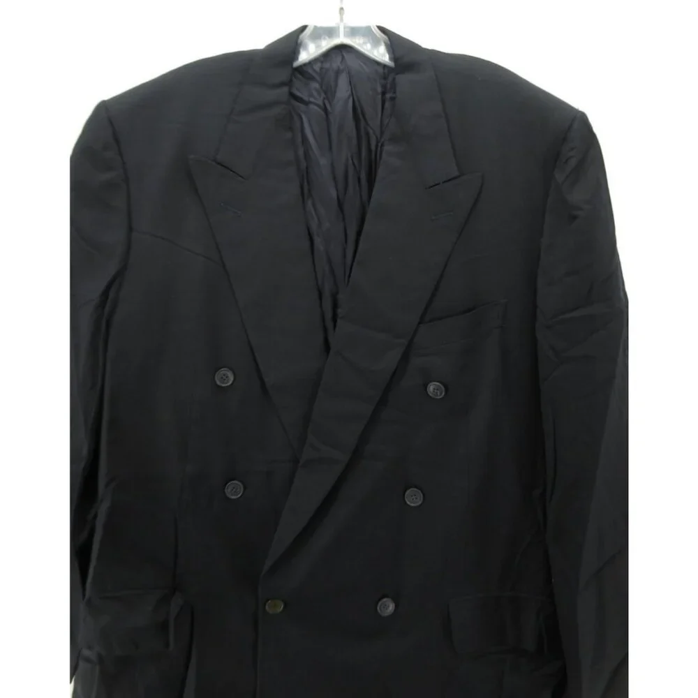 VINTAGE Ermenegildo Zegna Sport Coat Men 46 Barneys Blazer Double Breasted